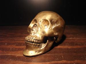 Italian brass skull