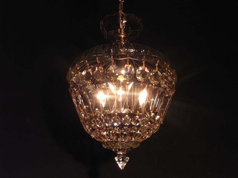 ブドウ型ガラスシェードシャンデリア、小型インテリア照明、玄関照明、ペンダント照明　LCH 1110（2）