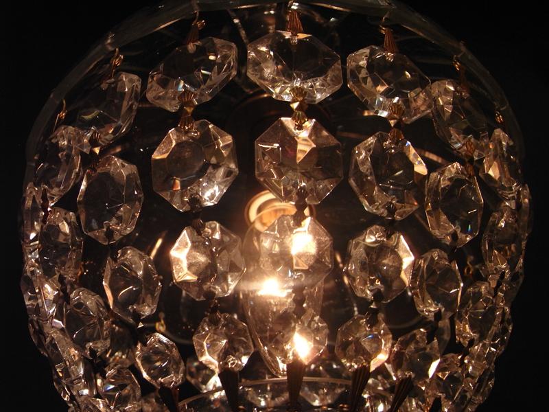 ブドウ型ガラスシェードシャンデリア、小型インテリア照明、玄関照明、ペンダント照明　LCH 1117（5）