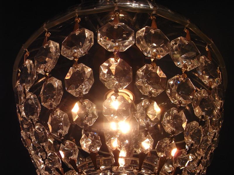 ブドウ型ガラスシェードシャンデリア、小型インテリア照明、玄関照明、ペンダント照明　LCH 1118（5）