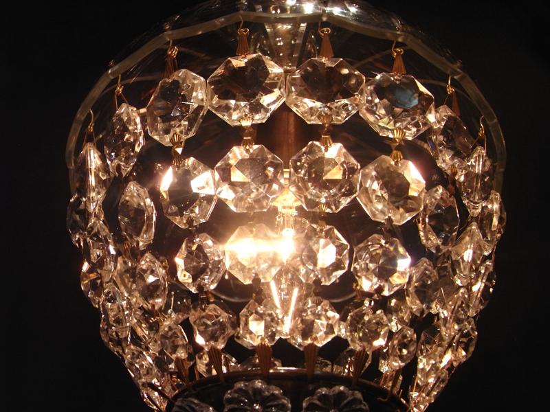 ブドウ型ガラスシェードシャンデリア、小型インテリア照明、玄関照明、ペンダント照明　LCH 1119（5）
