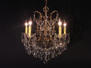 Spanish brass chandelier 5灯