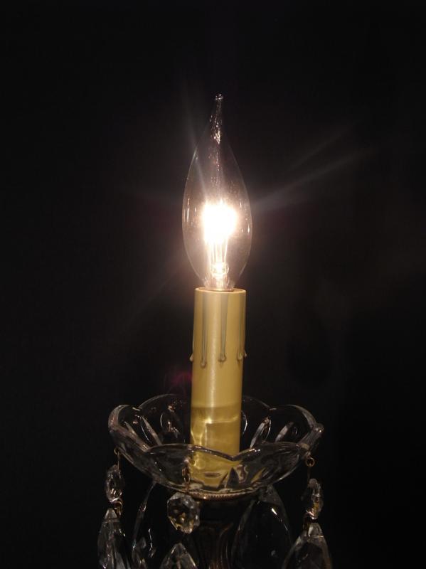 スペイン製真鍮シャンデリア（クリスタルガラスビーズシャンデリア）インテリア照明、リビング照明　LCH 1120（3）