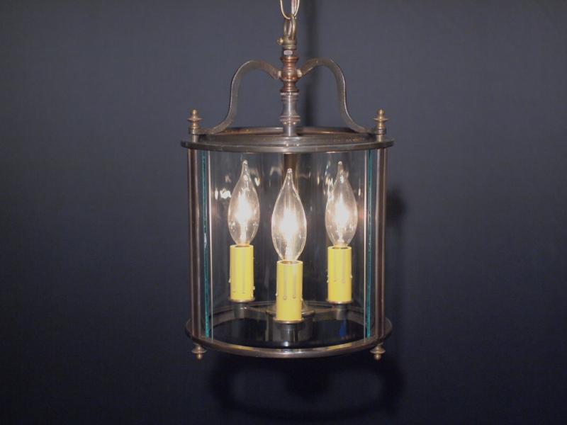 Italian brass lantern lamp 3灯