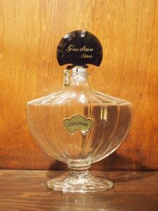 GUERLAIN / SHALIMAR glass perfume bottle
