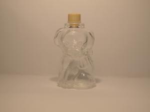 glass dog perfume bottle