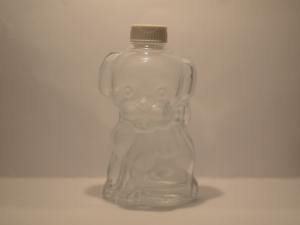 glass dog perfume bottle
