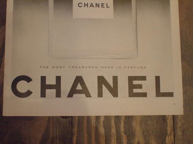 CHANEL PERFUM ADVERTISEMENT、ヴィンテージシャネル香水広告　LCC 1129（3）