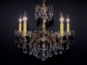 Spanish brass chandelier 5灯