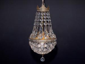 French brass pear chandelier 1灯