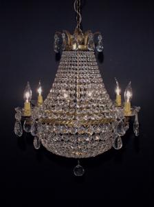 French brass Imperial chandelier 8灯