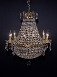 French brass Imperial chandelier 8灯