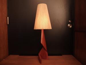 Danish Teak Sculpture Table Lamp 1灯