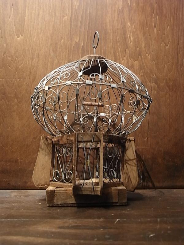 French mini wire bird cage