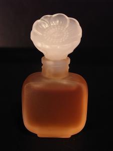 French glass perfume bottle