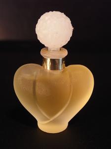 French glass perfume bottle