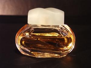 French glass perfume bottle