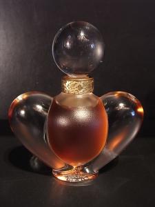 French glass perfume bottle