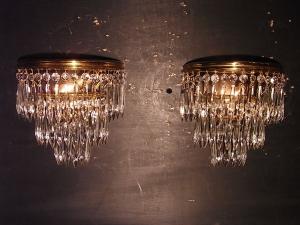 French brass cake wall bracket 1灯＜PAIR＞