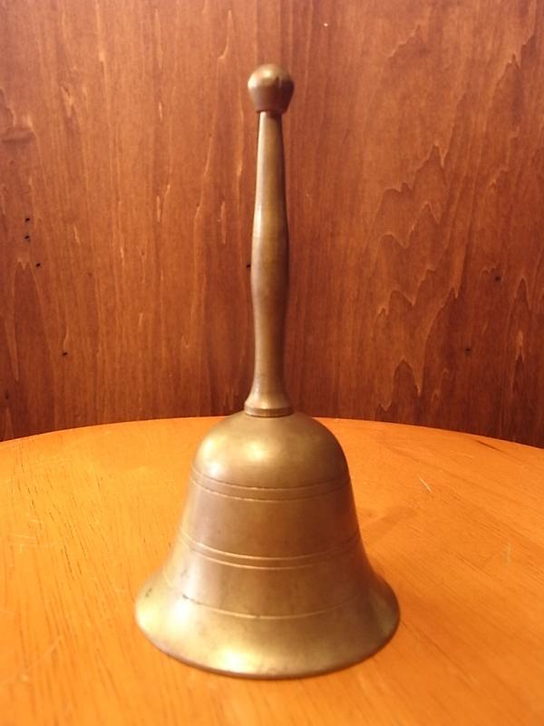 Italian brass hand bell