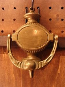 Italian brass door knocker