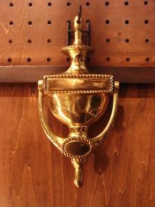 Italian brass door knocker