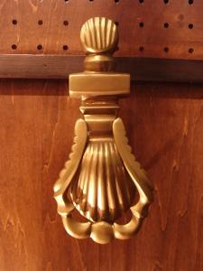 Italian brass door knocker