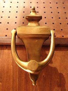 Italian brass door knocker