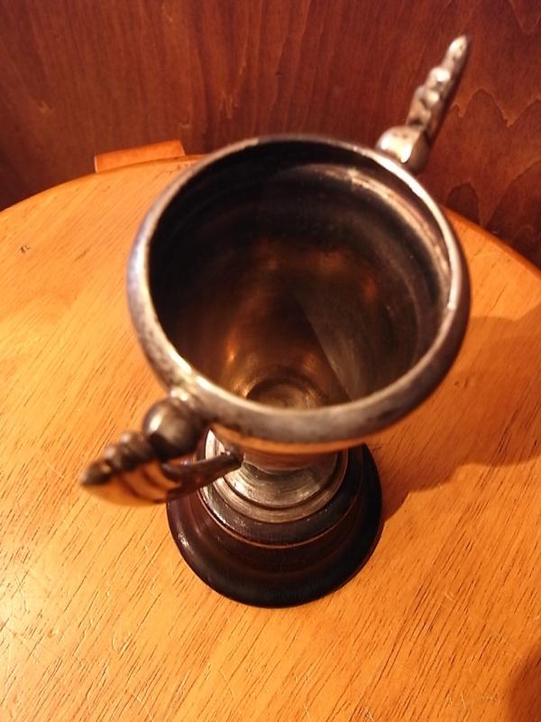 真鍮製トロフィー 1948年アンティーク優勝カップ 優勝杯 LCM 5842(3)