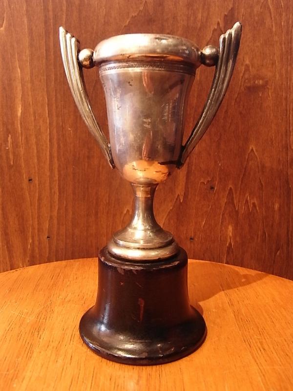 真鍮製トロフィー 1948年アンティーク優勝カップ 優勝杯 LCM 5842(4)