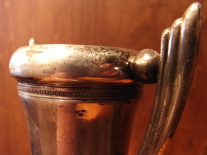 真鍮製トロフィー 1948年アンティーク優勝カップ 優勝杯 LCM 5842(5)