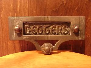 Italian brass LETTERS mail slot