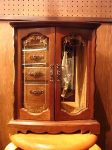 wood jewelry chest