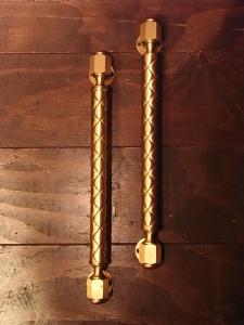 Italian brass door handle