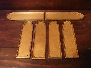 Italian brass door finger plate（6点あり）