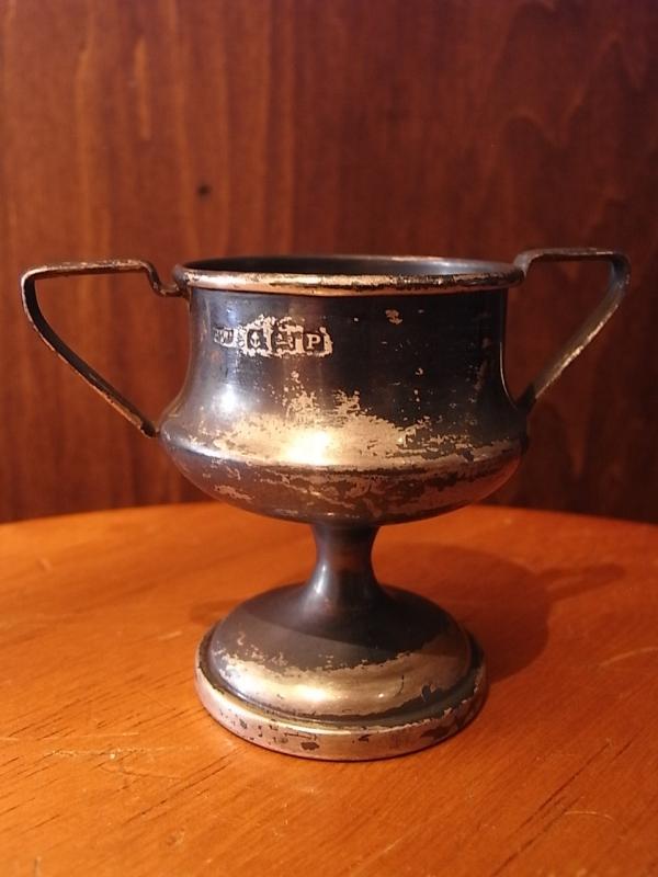 ヴィンテージ真鍮製トロフィー 1941年アンティーク優勝カップ 優勝杯 LCM 6125(4)