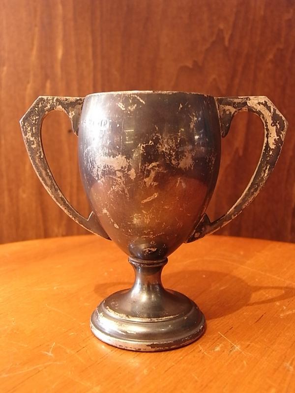 ヴィンテージ真鍮製トロフィー 1941年アンティーク優勝カップ　優勝杯　LCM 6126（4）