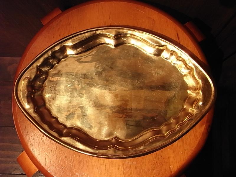 brass tray