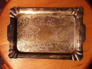 silver tray