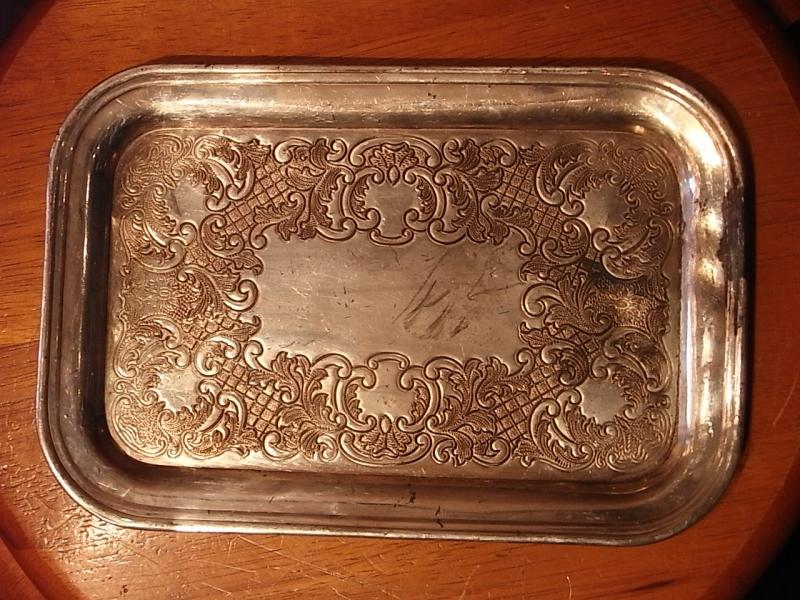 silver tray