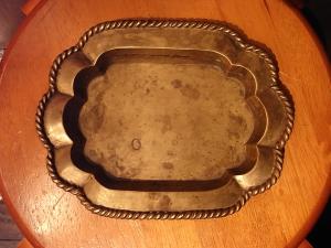 Italian brass tray