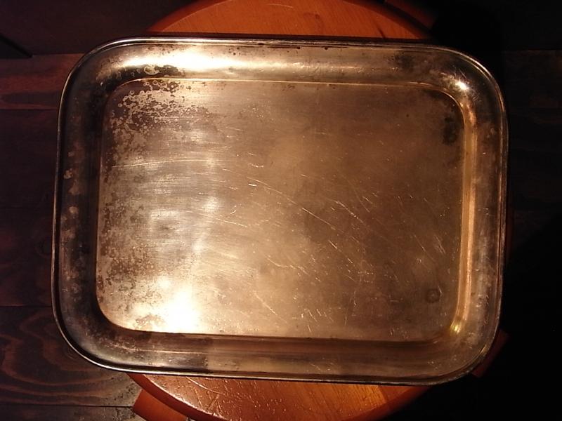 silver tray