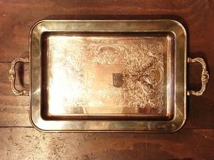 silver tray