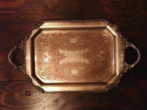 silver tray