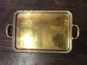 Italian brass tray