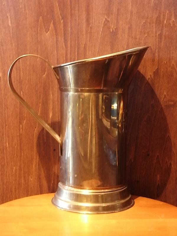 アンティーク真鍮製水差し、ペン立て、工具立て（カルトン、花器、花瓶）　LCM 5879（4）