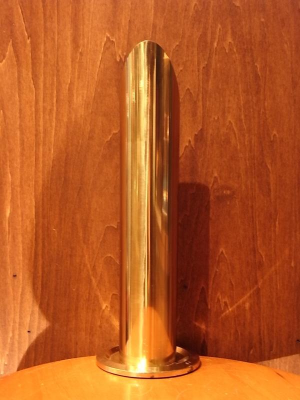 イタリア製アンティーク真鍮ペン立て、工具立て（カルトン、花器、花瓶）　LCM 5920（2）