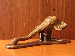 Italian brass elephant clip