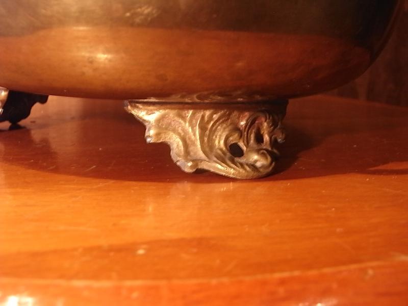 アンティーク真鍮製トレイ、トレー（カルトン、バケツ、入れ物、花器）　LCM 5975（5）