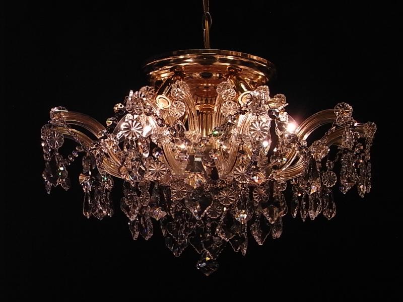Italian Maria Theresa ceiling chandelier 6灯（天井直付け）